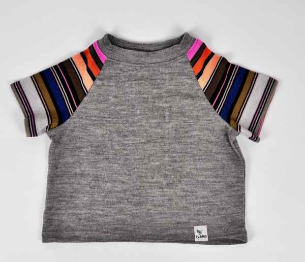 Bluzka wełniana 74/80 cm koszulka merino wełna tshirt 100% wełna wool