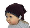 Czapka dziecięca z 100% merino wool wełna 2-3 wełniana