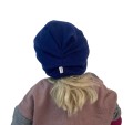 Czapka turban wełniana dwuwarstwowa 100% wełna merino wool