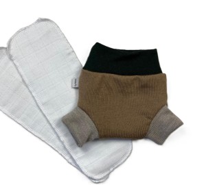 Gatki wełniane wool NB pieluszka wełna otulacz 50/56 100% merino gratis wkład