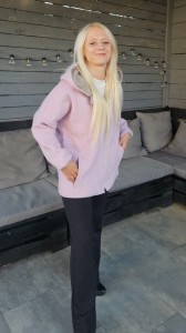 ty.bles Kurtka XS (34) wełna  parzona 100% wool dwuwarstwowa merino eko