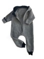 Kombinezon 100% wełna  98 cm parzona wool wełniany kaptur