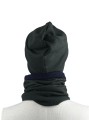 Czapka komin zestaw wełniany 100% wełna merino wool
