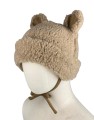 Czapka 86 cm dziecięca z 100%  wełna wool miś