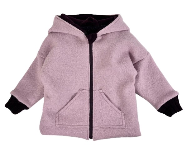 Kurtka 86 cm wełniana 100% wełna parzona wool dwuwarstwowa