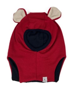 Czapka kominiarka 100% wełna  wool  lambs merino  2 - 4  lata wełniana