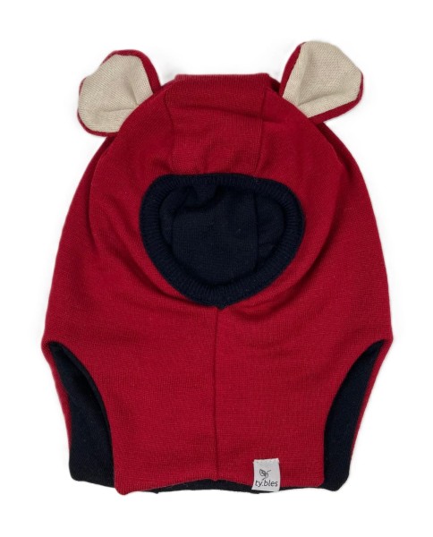 Czapka kominiarka 100% wełna  wool  lambs merino  2 - 4  lata wełniana