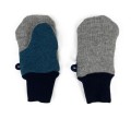 Rękawiczki ciepłe jednopalczaste 2-4 lata wełniane 100%