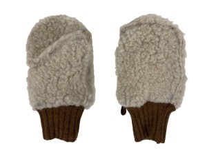 Rękawiczki ciepłe jednopalczaste 3-4 lata wełniane 100%