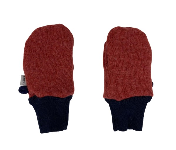 Rękawiczki jednopalczaste 1-2 lata wełniane merino 100% wełna wool