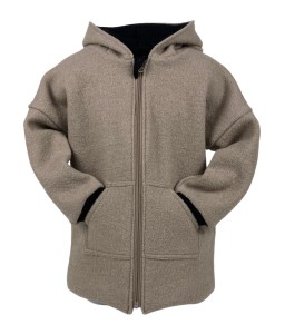 Kurtka z kapturem ciepła wełniana 110 wool 100% wełna parzona