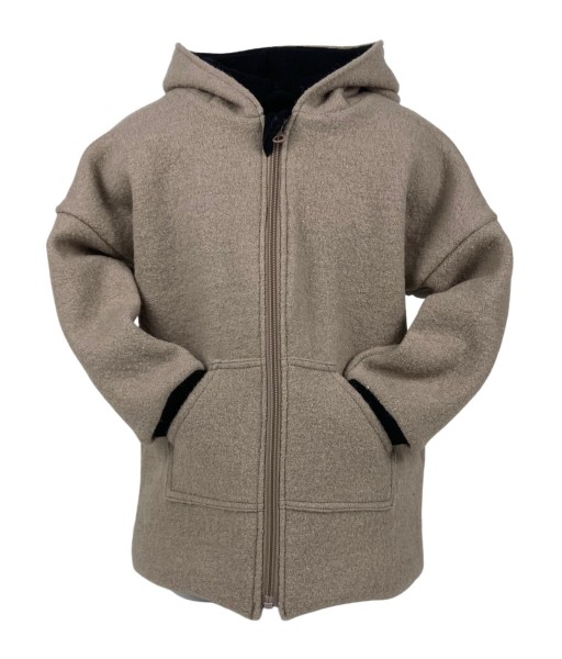 Kurtka z kapturem ciepła wełniana 110 wool 100% wełna parzona