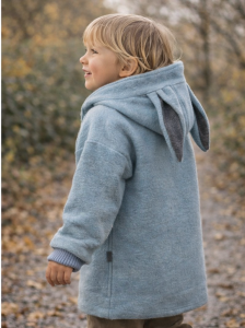 Kurtka z kapturem ciepła wełniana 110 wool 100% wełna parzona