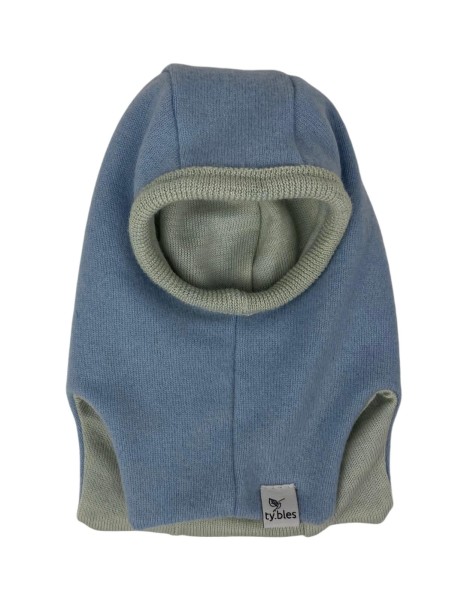 Czapka kominiarka 100% wełna kaszmir merino 0-3 miesięcy