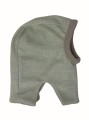 Czapka kominiarka 100% wełna kaszmir merino 0-3 miesięcy