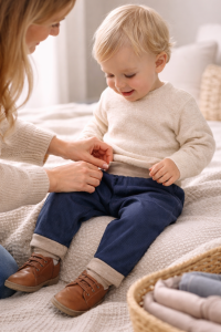 Promocja wełniane spodnie eleganckie 80/86 cm  100% wełna wool