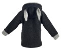Kurtka wełniana 116 cm 100% wełna  parzona kaptur