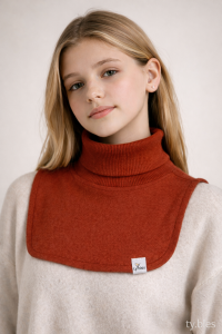 Szalik komin golf wełniany ONE SIZE wool 100% wełna