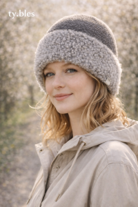 Czapka wełniana  100% wełna merino baranek