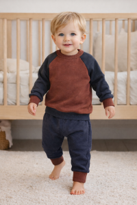 Dres set bluza spodnie 86 cm 100% wełna merino wełniany zestaw