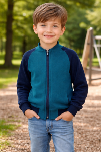 Naturalna bluza 98 cm wełniana 100% wełna merino bomberka