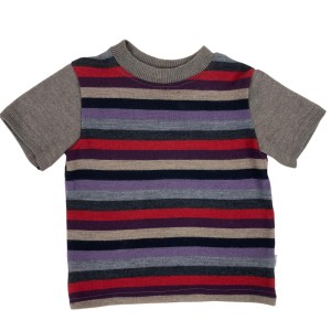 Bluzka 100% merino merynos wełna 92 cm koszulka zero waste uprecycling