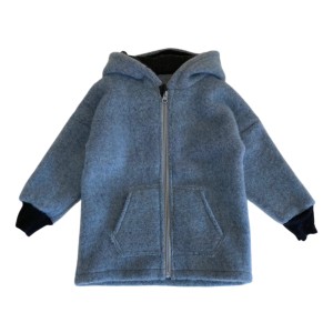 Kurtka bluza  z kapturem wełniana 104 cm wool 100% wełna parzona