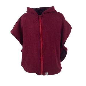 Ponczo zero waste  wełniane 1-3  samochodowe 100% wełna lambs wool