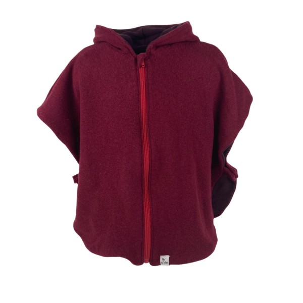 Ponczo zero waste  wełniane 1-3  samochodowe 100% wełna lambs wool