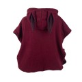Ponczo zero waste  wełniane 1-3  samochodowe 100% wełna lambs wool