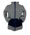 Kurtka 100% wełna parzona 92 cm wool dwuwarstwowa