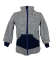 Kurtka 100% wełna parzona 92 cm wool dwuwarstwowa