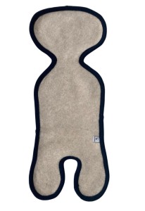 Wełniana wkładka do fotelika 100% wełna beżowa premium wool