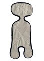 Wełniana wkładka do fotelika 100% wełna beżowa premium wool