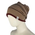 Czapka Wełniana Czarna 100% Wełna Merino Zero Waste Ty.bles Unikat
