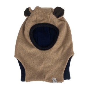 Czapka kominiarka 100% wełna wool 5-8  lat wool unikat recycling