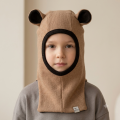 Czapka kominiarka 100% wełna wool 5-8  lat wool unikat recycling