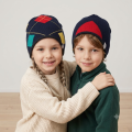 Czapka Wełniana Czarna 100% Wełna Merino Zero Waste Ty.bles Unikat