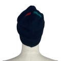 Czapka Wełniana Czarna 100% Wełna Merino Zero Waste Ty.bles Unikat
