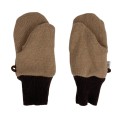 Rękawiczki jednopalczaste 5 - 8  lat wełniane 100%  lambs wool merino