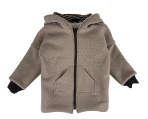 Kurtka z kapturem wełniana 104 wool 100% wełna parzona ciekła premium