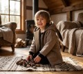Kurtka z kapturem wełniana 104 wool 100% wełna parzona ciekła premium