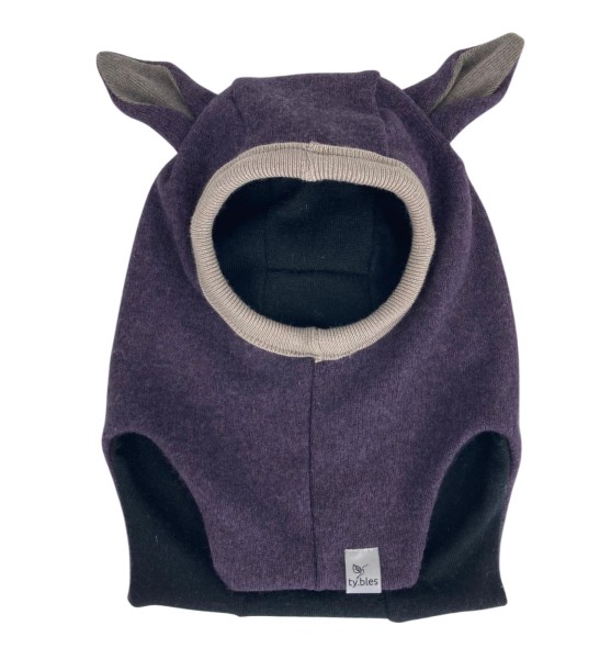 Czapka kominiarka 100% wełna ciepła merino  lambs wool wełna  1 -2  lata