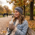Opaska  wełniana 100%   wełna wełniana wool  one size zero waste