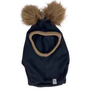Czapka kominiarka 100% wełna wool 5-8  lat wool unikat recycling
