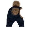 Czapka kominiarka 100% wełna wool 5-8  lat wool unikat recycling
