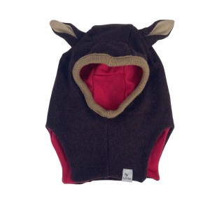 Czapka kominiarka 100% wełna  wool merino 2 - 4  lata wełniana